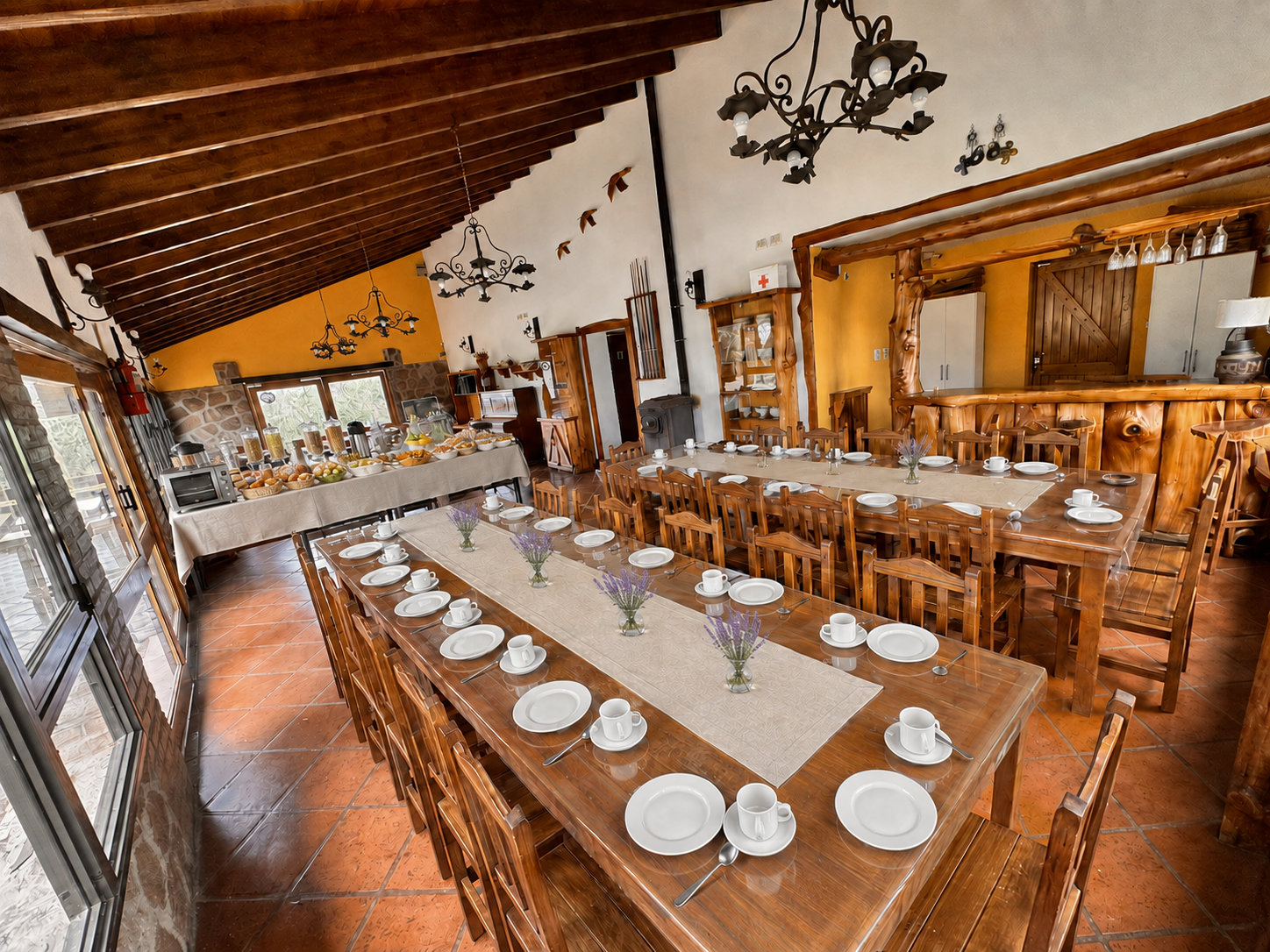 Desayuno premium incluido en Crescencia Lodge Córdoba
